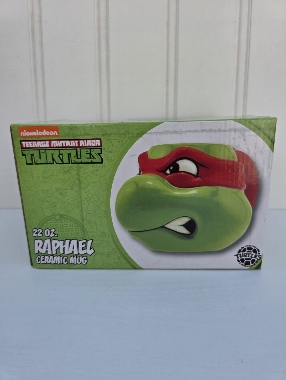 Nickelodean Teenage Mutant Ninja Turtles 2015 Molded Ceramic Mug Raphael NEW